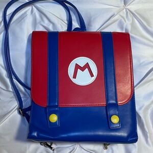 Red and Blue Backpack